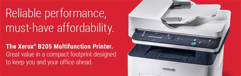 Xerox® B205ni Multifunction Monochrome Wireless Laser Printer