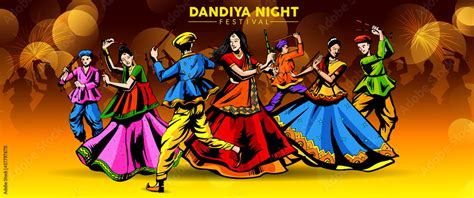 Dandiya Background