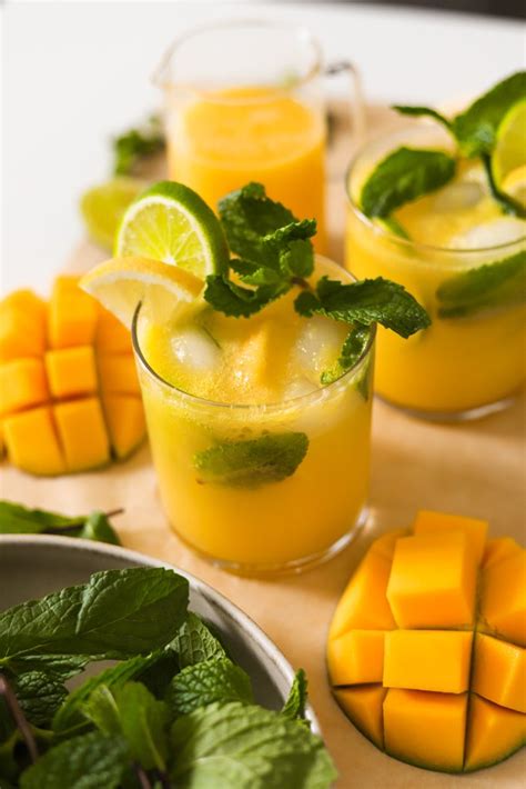 Mango Mint Mojito Mocktail | Moribyan