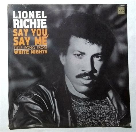 Lionel Richie Say You Say Me Lp Single 12 1986 New Sealed Ebay