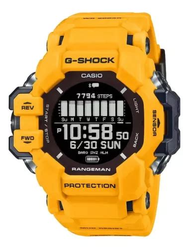 Relógio solar Casio G shock Rangeman Touch GPR H1000 9 pulseira