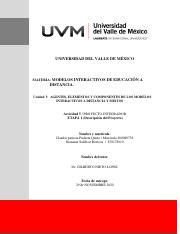 A Jsb Pdf Universidad Del Valle De M Xico Materia Modelos