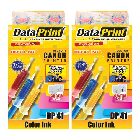 DataPrint Bundling Tinta Refill Canon Warna CMY Shopee Indonesia