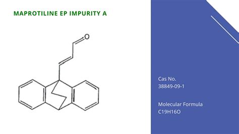 Maprotiline Impurities Manufacturer Suppliers Hemarsh Technologies