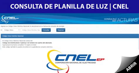 C Mo Consultar Planilla De Luz Cnel Por Internet