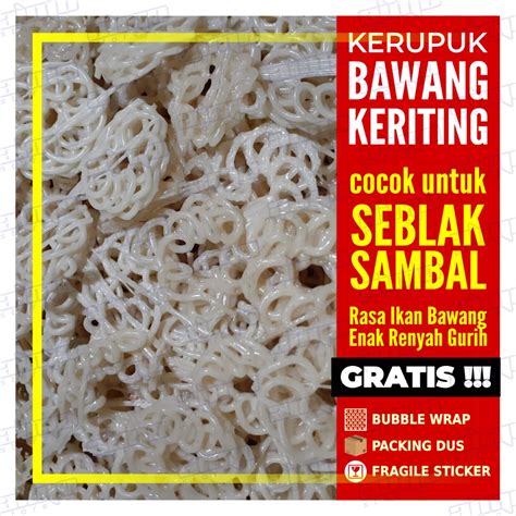 Jual KERUPUK SEBLAK SAMBAL KRUPUK KERITING KECIL Mentah Krupuk Seblak