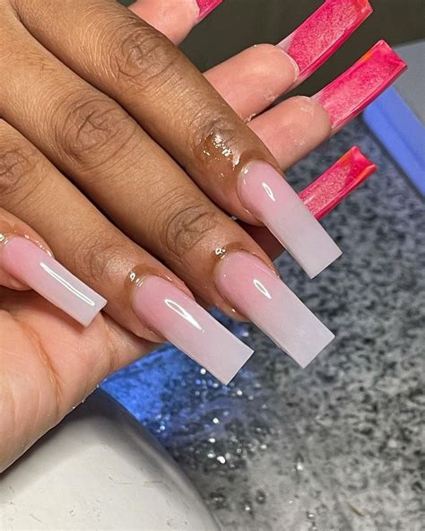 Short Square Acrylic Nails Acrylic Nails Coffin Pink Pretty Acrylic