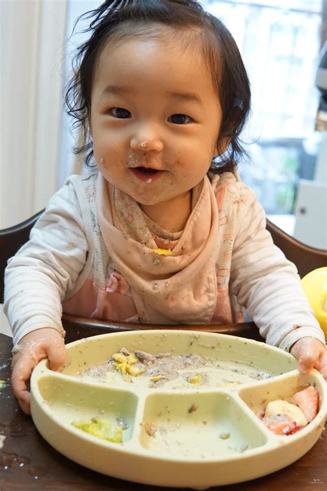 아이주도이유식식판블루마마 모두아이 실리콘 흡착식판 직접 구매 후기 네이버 블로그