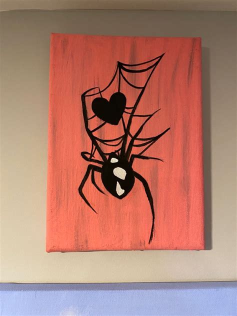 Heart Spider Painting