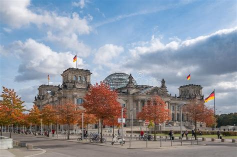 The Reichstag Building The German House Of Parliament On A Su