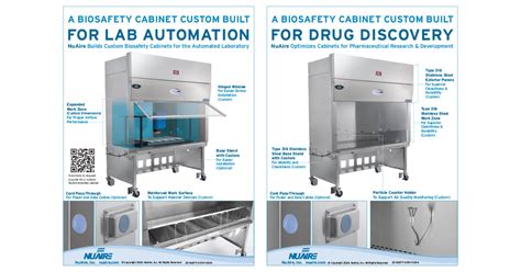 Lab Automation And Drug Discovery Biosafety Cabinets Nuaire