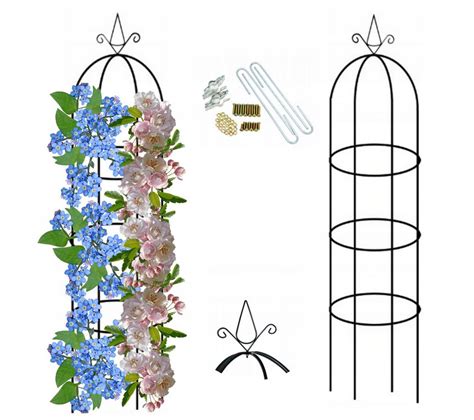 Pergola Ogrodowa Kolumnowa Słup Na Róże Kwiaty pnące KOTWY 190 cm