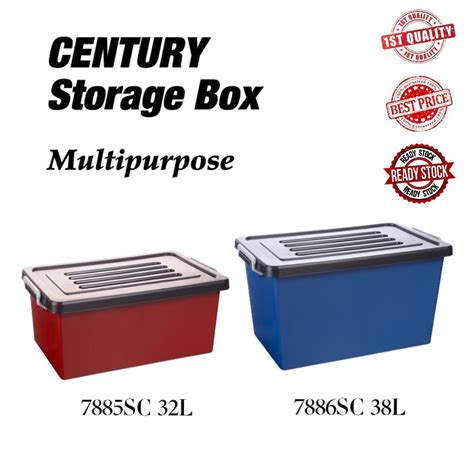 CENTURY Multipurpose Storage Box 7885SC 32L 7886SC 38L Shopee Malaysia