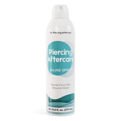 Buy Dr Piercing Aftercare Sterile Saline Spray Sterile Saline