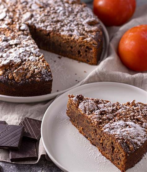 Torta Di Cachi E Cioccolato Facile E Molto Golosa