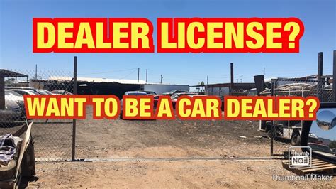 How To Get A Automobile Dealers License