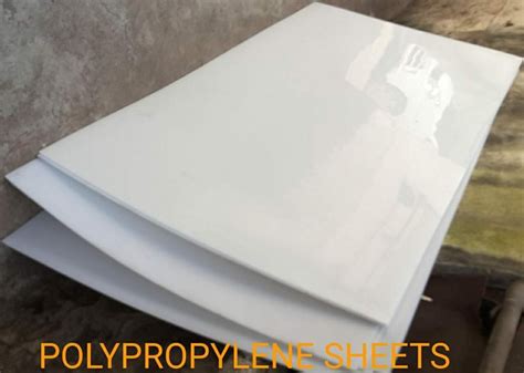 White Polypropylene Sheet For Floor Protection Thickness Mm At Rs