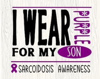 Sarcoidosis Awareness SVG Cut File Etsy