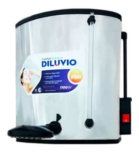 Ducha Calefon El Ctrico Litros Diluvio D Max Seguridad