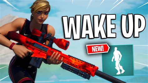 Fortnite Montage Lit Right Now Ayo And Teo Wake Up Emote Youtube