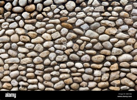 Cobble Stone Wall Texture Background Stock Photo Alamy