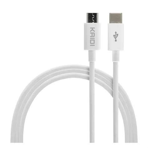 Cabo De Dados Usb Type C Para Micro Kaidi Kd 77s Cor Branco MercadoLivre