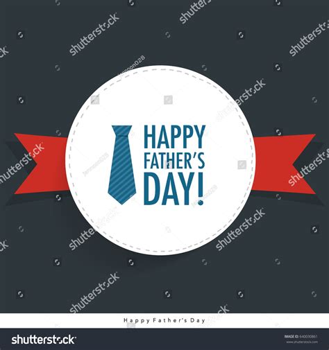 Happy Fathers Day Card Design Vector Stock Vector Royalty Free