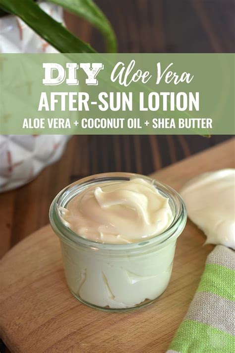 Homemade Aloe Vera After Sun Lotion Coconuts And Kettlebells