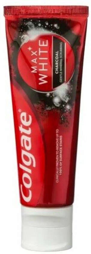 Colgate Max White Tandpasta Charcoal Ml Bol