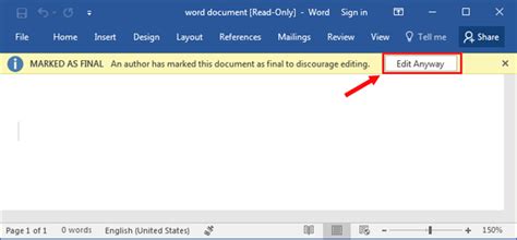 How To Disable Read Only In Word