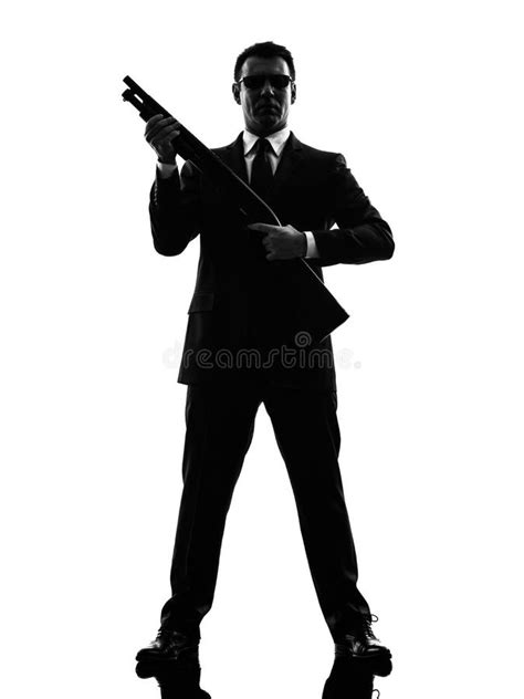 Killer Man Silhouette Stock Photo Image Of Criminal 38685716