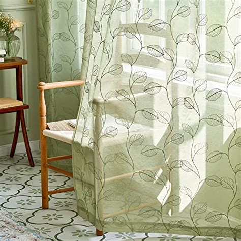 5 Best Sheer Curtains With Leaves Add A Natural Touch To Your Home