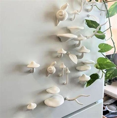 Mushroom Wall Decor 3d Print Stl File 3d Mushroom Stl Model Etsy Canada