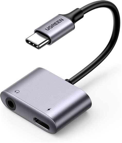 UGREEN Przejściówka do Słuchawek Ładowarka USB C PD i QC Rozdzielacz