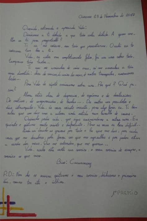 Ejemplo De Una Carta Para Un Compañero De Clase Variaciones Clase