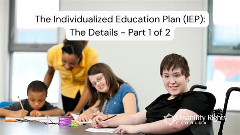 The Individualized Education Plan Iep The Details Part Of