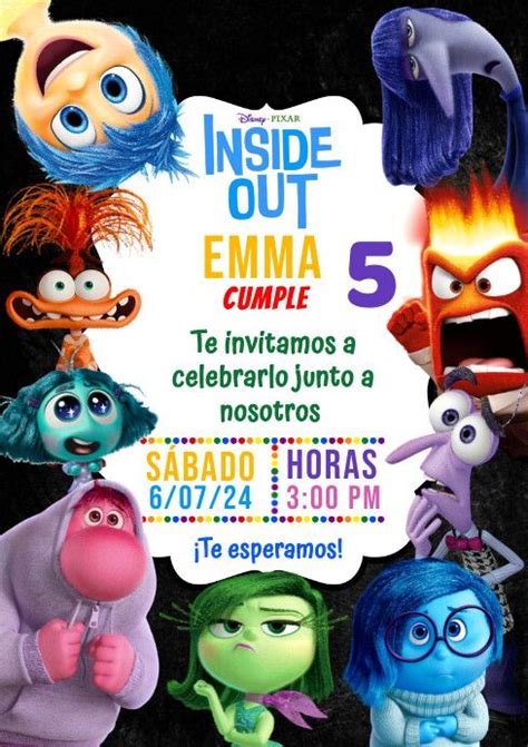 Invitación de intensamente Frozen birthday invitations Mickey mouse