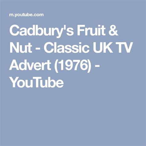 Fruit And Nut Advert 90s At Kenny Forcier Blog