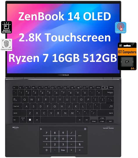 ASUS Zenbook 14 Ryzen 7 5825U AMD Radeon RX Vega 8 Ryzen 4000