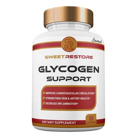 Sweet Restore Glycogen Support Capsules Maximum Strength Sweetrestore