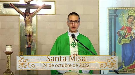 Santa misa lunes 24 de octubre SANTA MISA Telemedellín YouTube