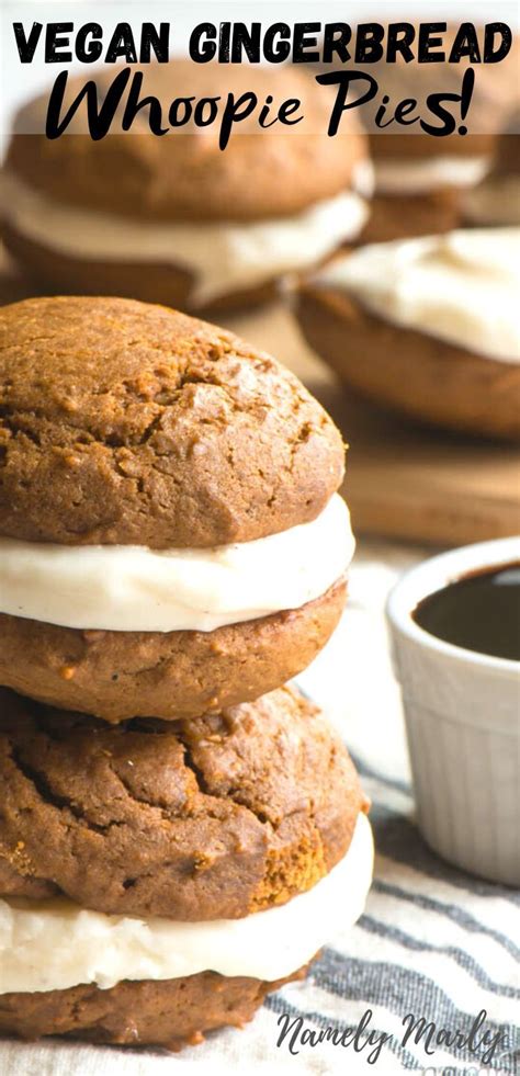 Vegan Gingerbread Whoopie Pies Recipe Recipe Vegan Gingerbread