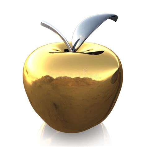 Manzana De Oro 3d Ilustraciones Stock Vectores Y Clipart 994