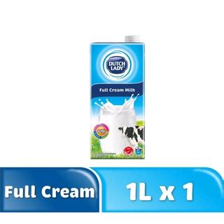 Dutch Lady Professional Full Cream Uht Milk Litre Susu Penuh Krim