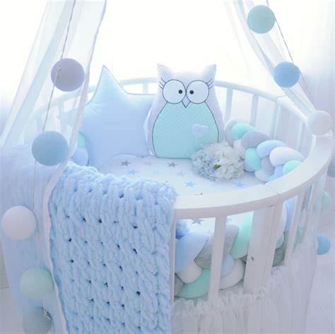 Бортики в кроватку. Декоративные подушки. Baby. Подушка облачко, звезда ...
