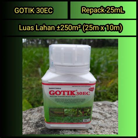 Jual Insektisida GOTIK 30 EC 25mL Racun Kontak Dan Lambung Efektif