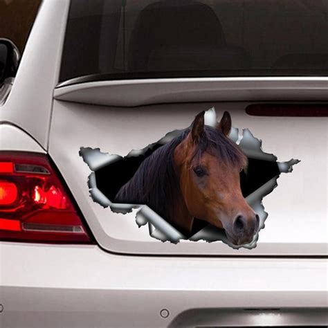 Chestnut Arabian Horse Sticker Car Sticker Horse Decal Chestnut