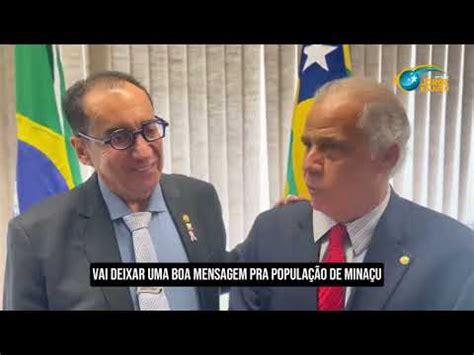 Prefeito De Mina U Go Mostra A Sua Lealdade Ao Senador Kajuru Youtube