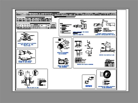 Details Of Parts Of An Air Conditioning Installation In Dwg Mb