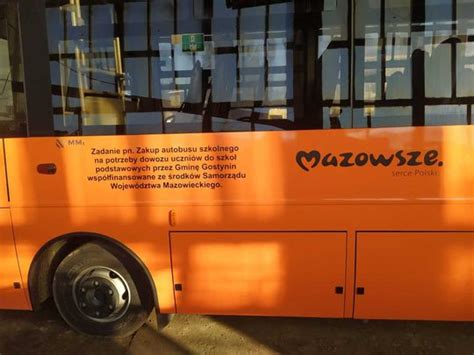 Nowy Autobus Szkolny W Gminie Gostynin